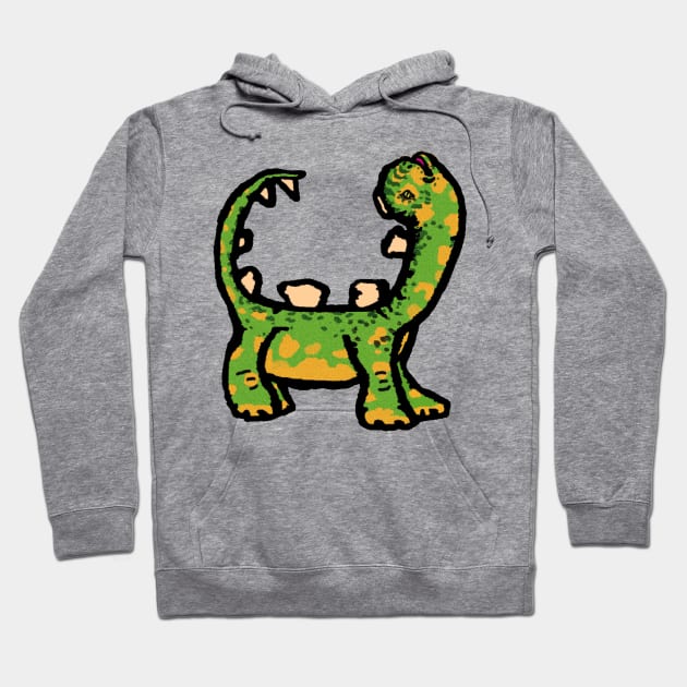 Arch Back Dino Hoodie by Doodleslice